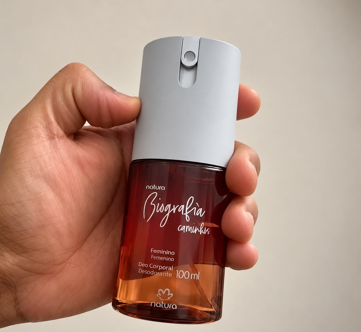 Desodorante Corporal Natura Biografia Caminhos 100ML