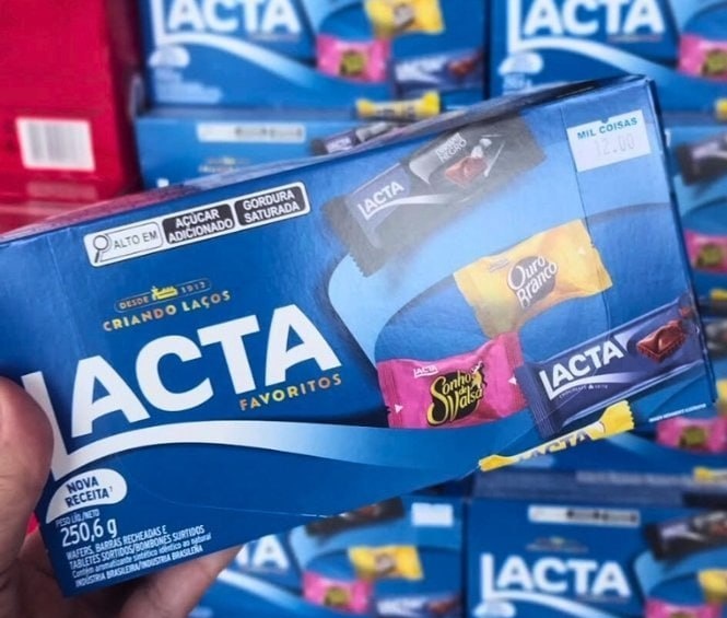 Caixa Lacta Favoritos 250,6g