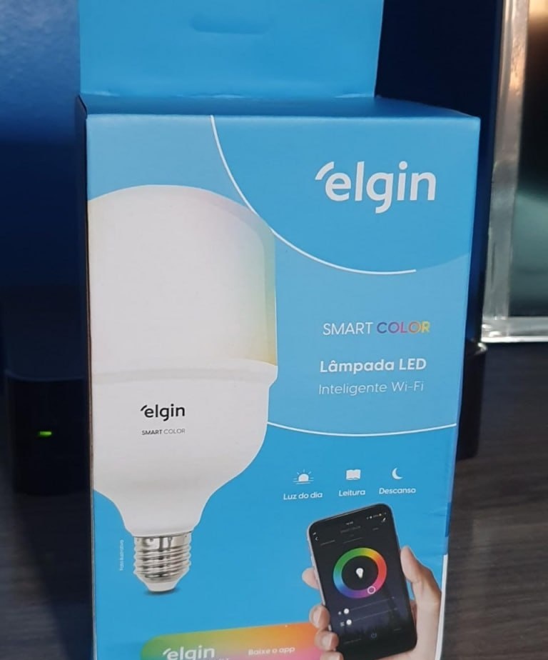 Lâmpada Inteligente Elgin 30W RGB Wi-fi