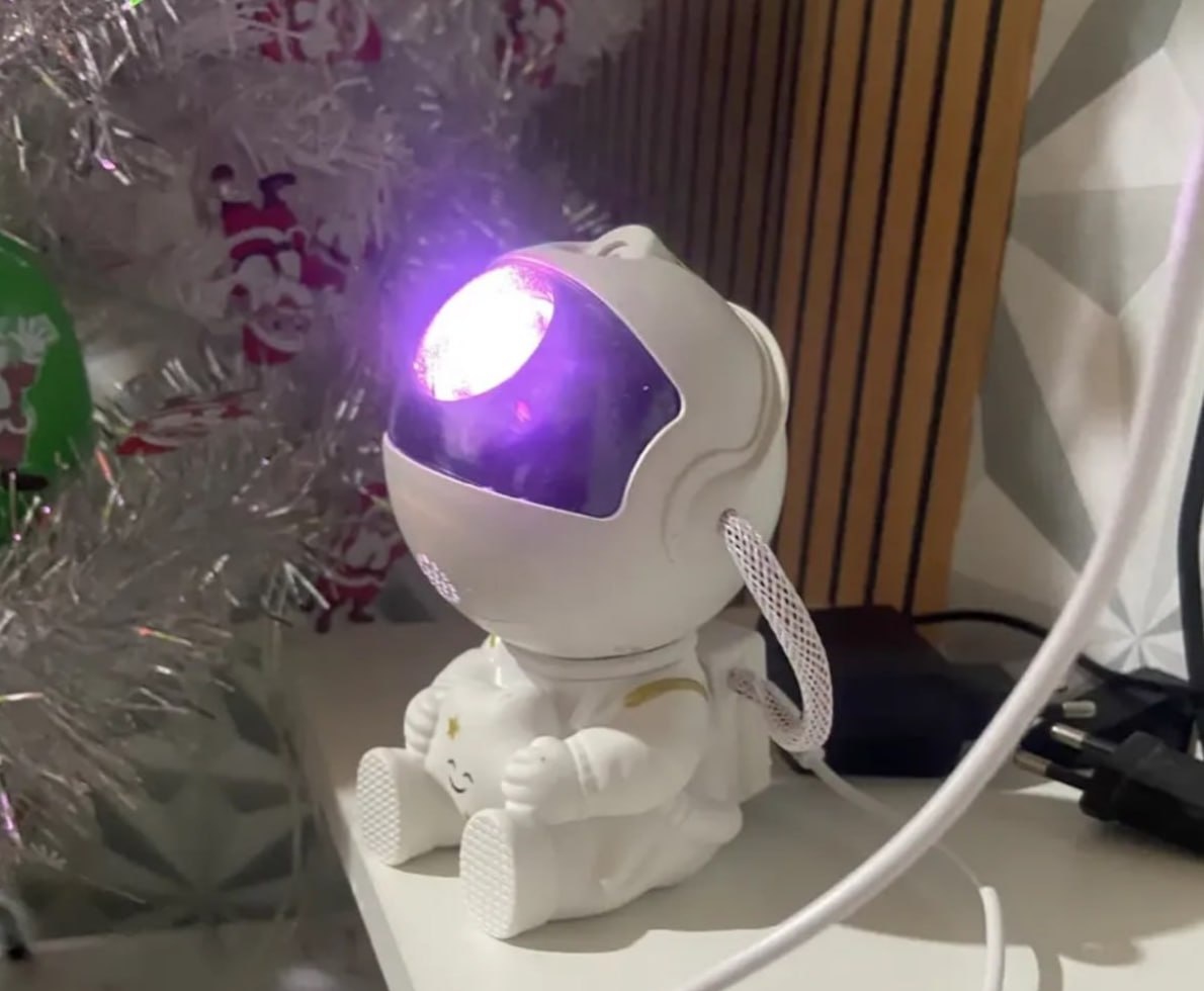Mini Astronauta Projetor Galáxia