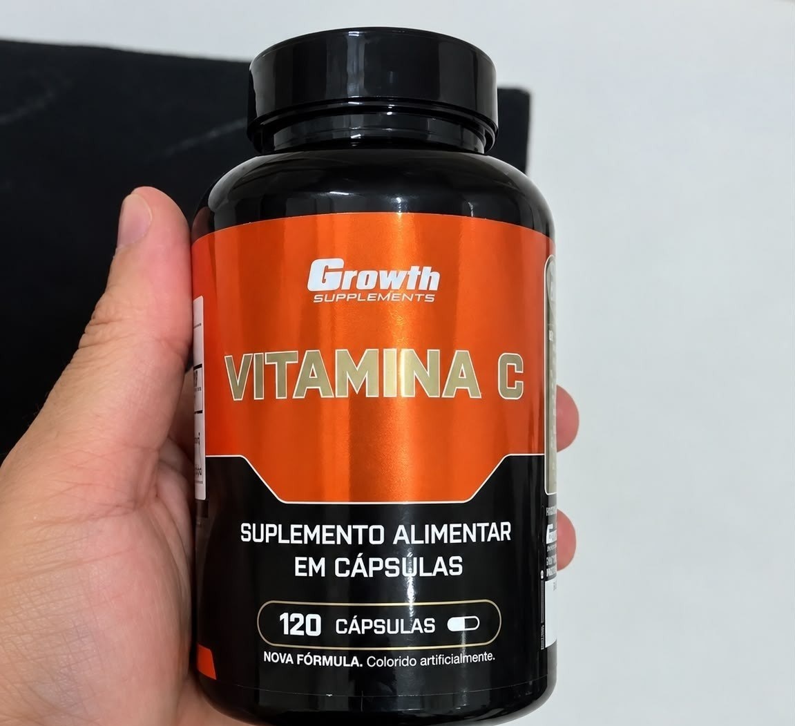 Vitamina C 120 Cápsulas Growth Supplements