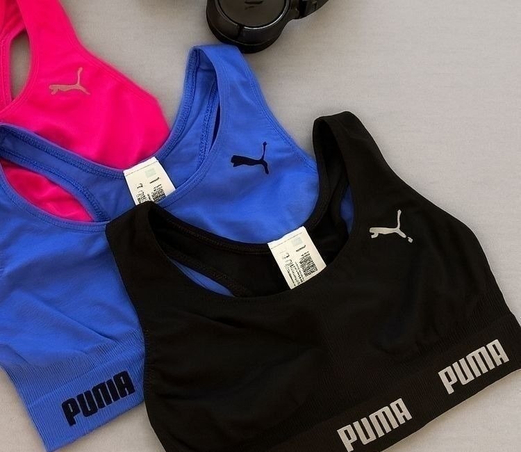 Top Puma Feminino Alta Sustentação 11 cores