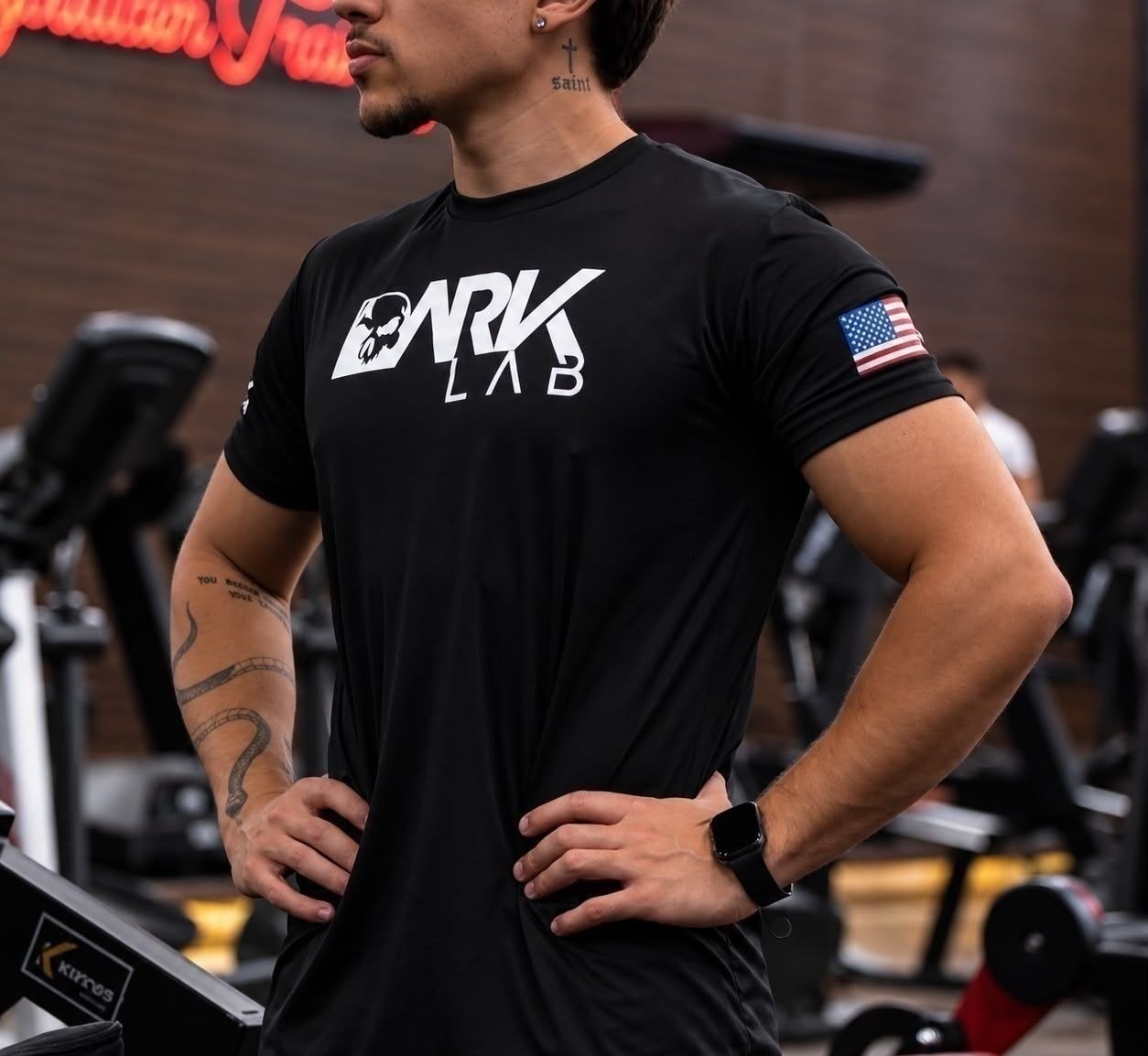Camiseta Dry-Fit Caveira Dark Lab