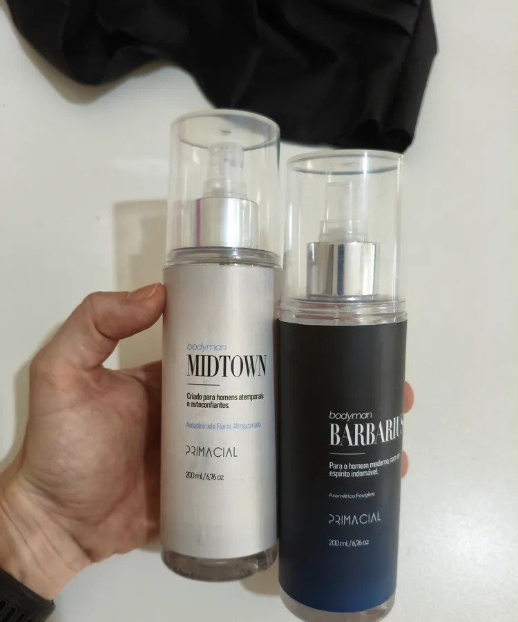 Kit Body Splash Masculino Barbarius e Midtown 200ml