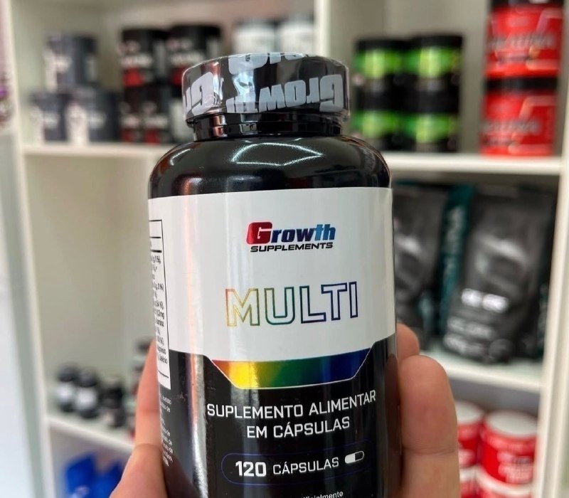 Multivitamínico 120 Cápsulas Growth Supplements