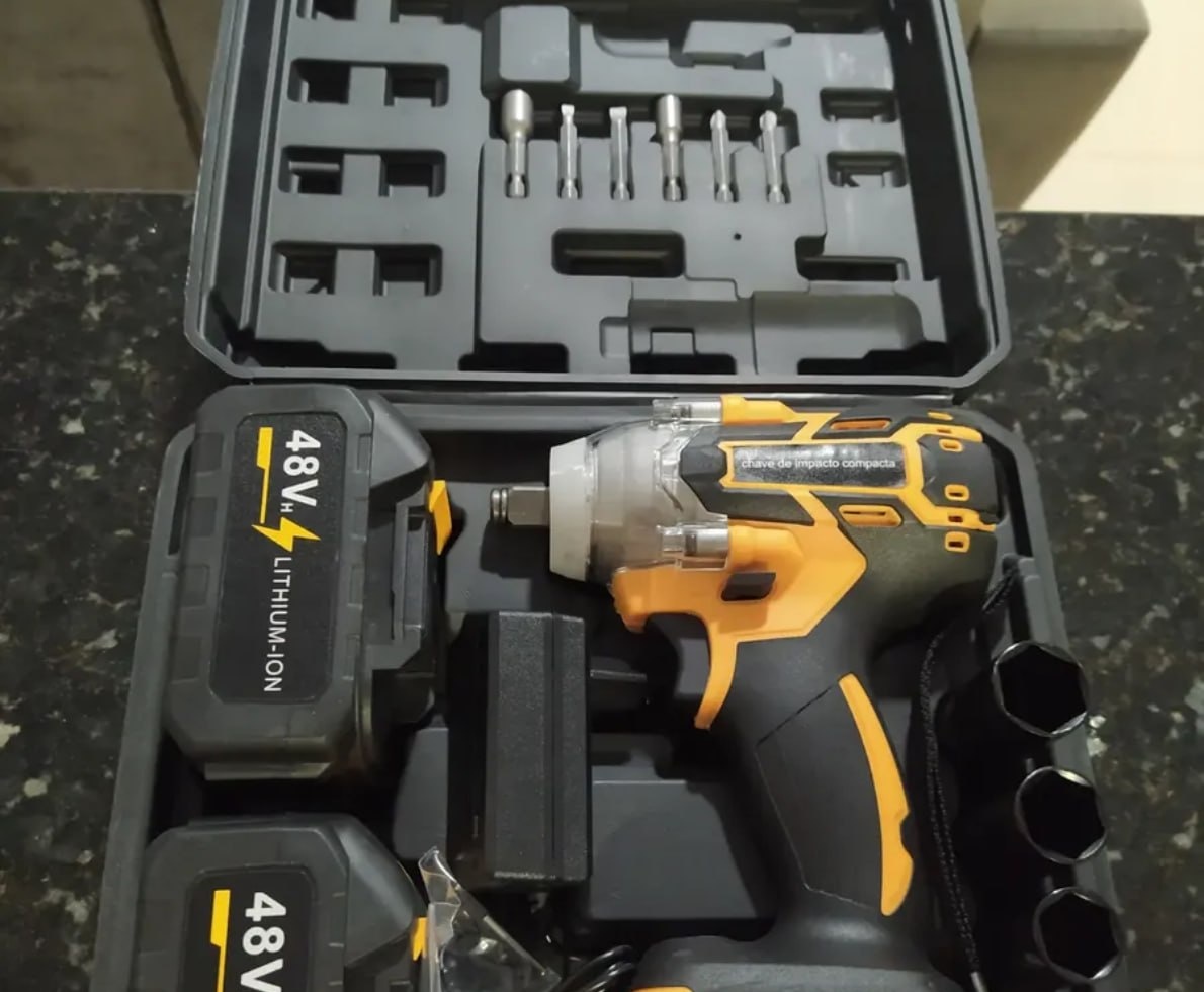 Chave de Impacto a Bateria 48V Profissional