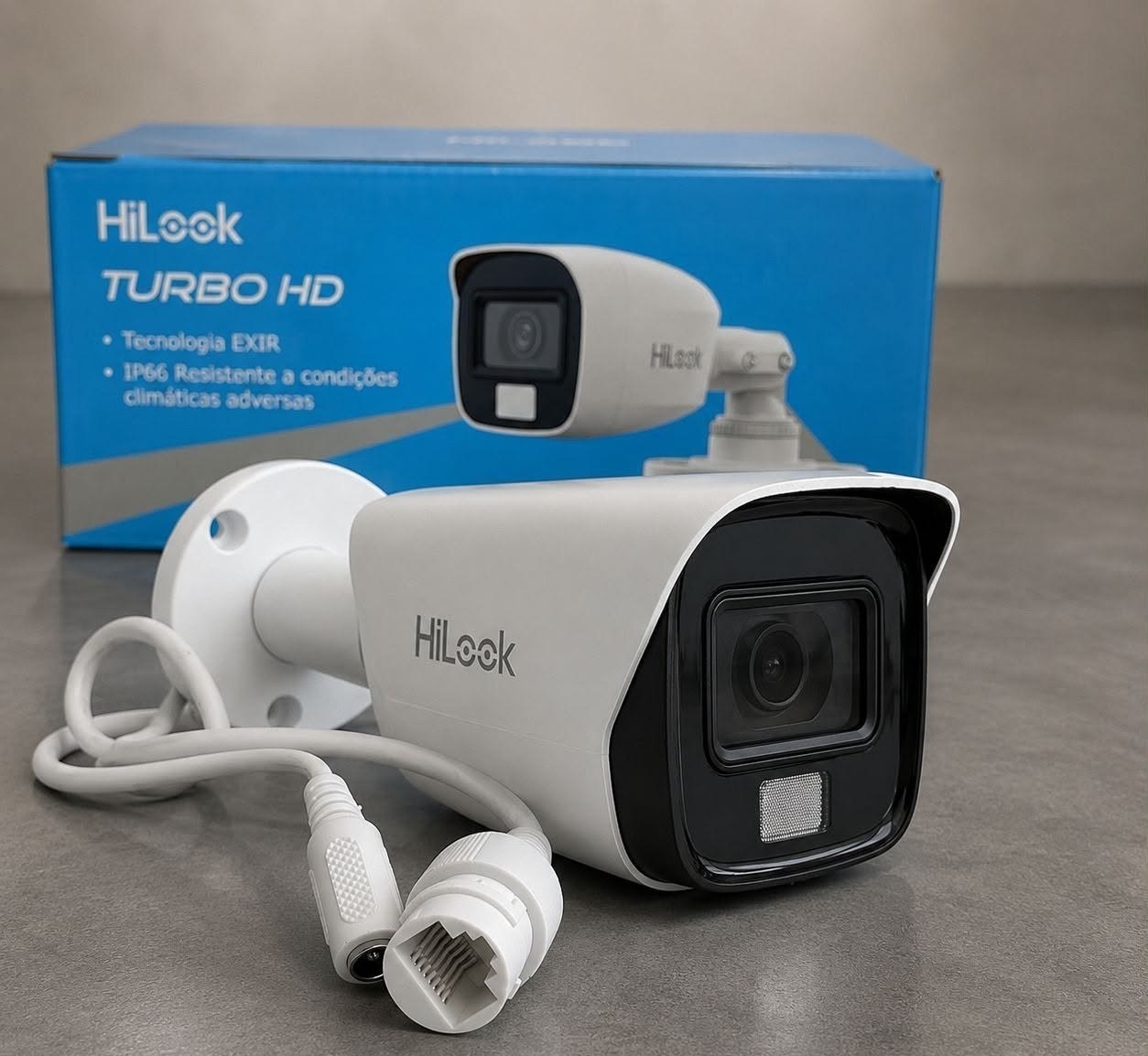 Câmera Mini Bullet Fixa Luz Dupla 2MP Hikvision