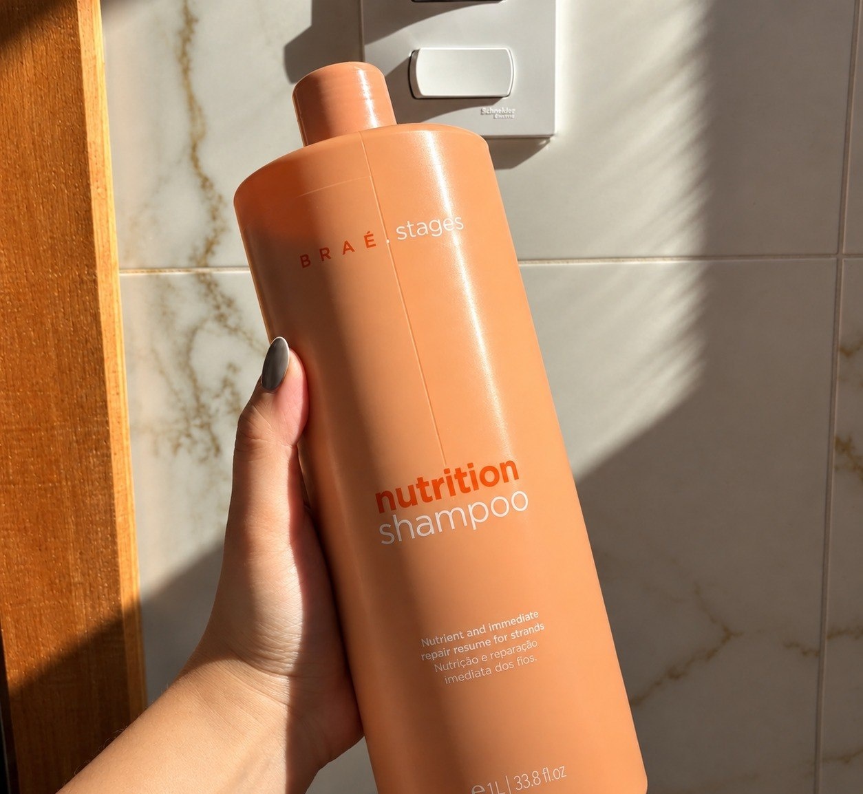 Braé Stages Nutrition Shampoo 1L Nutrição Profunda