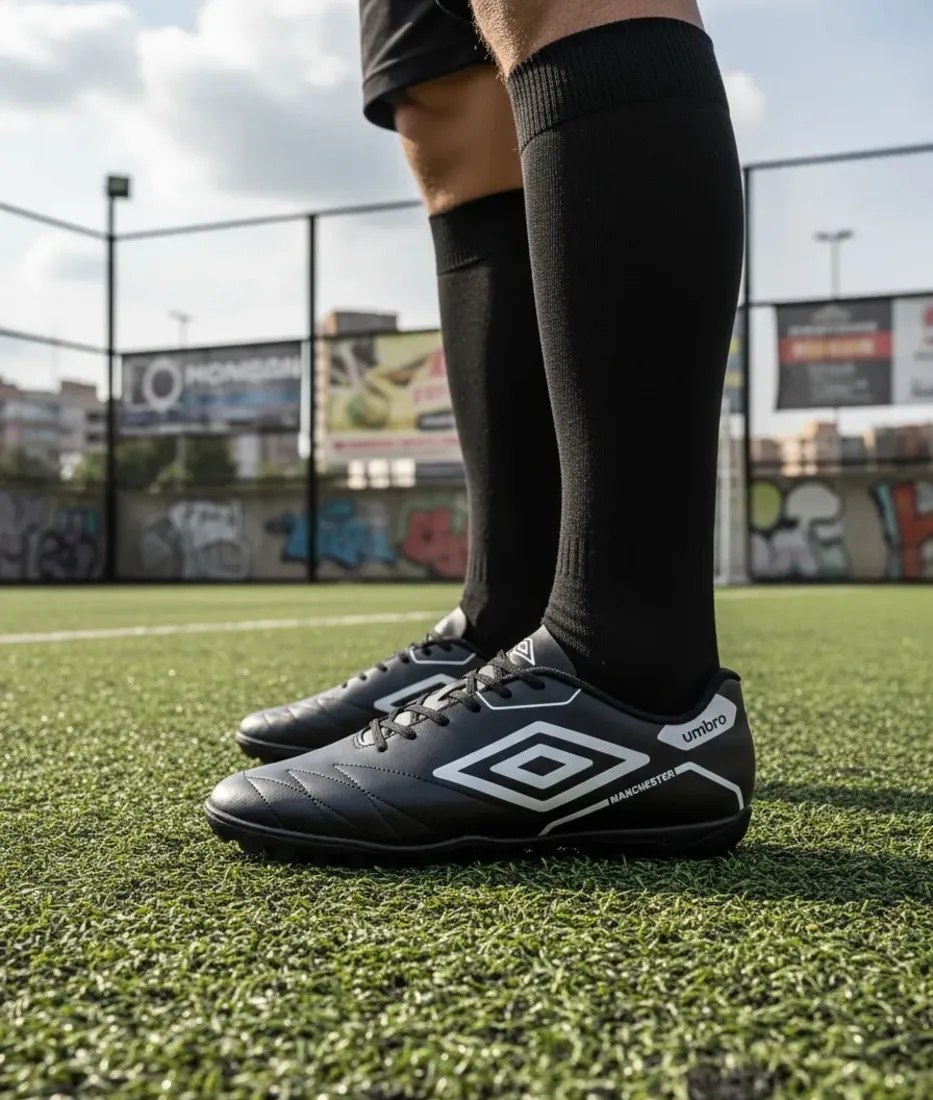 Chuteira Umbro Society Grama Sintética Tf Manchester