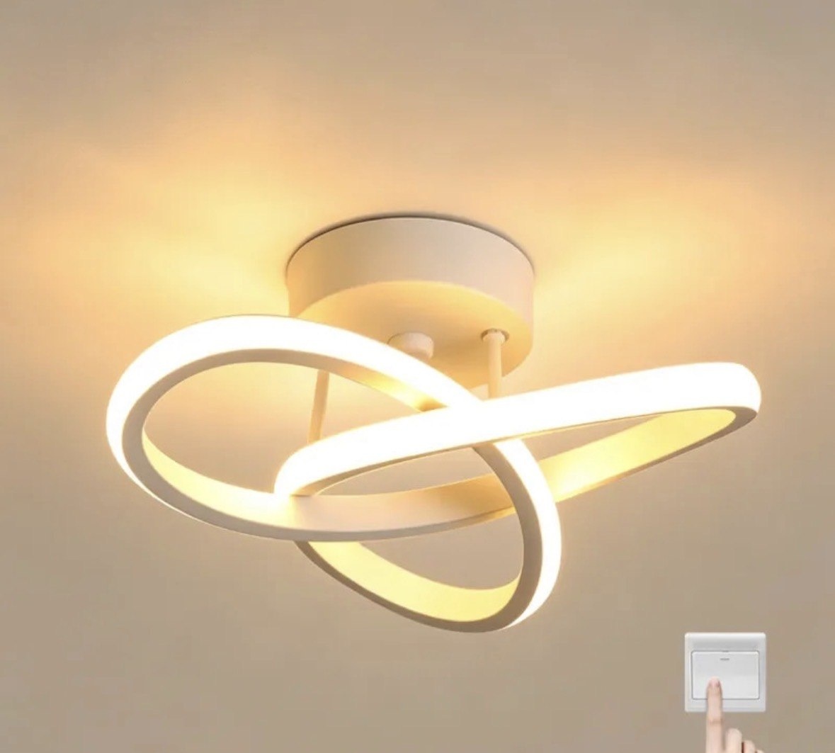 Luminaria Teto Led,pendente Lustre Moderna Para Quarto Sala