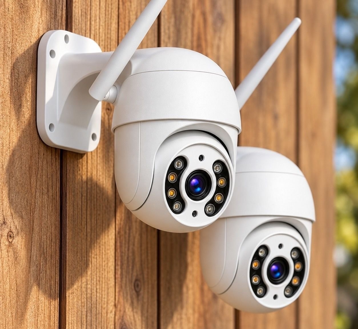 Kit com 2 Câmeras Segurança IP Interna Externa Wifi iCSee Prova DÁgua