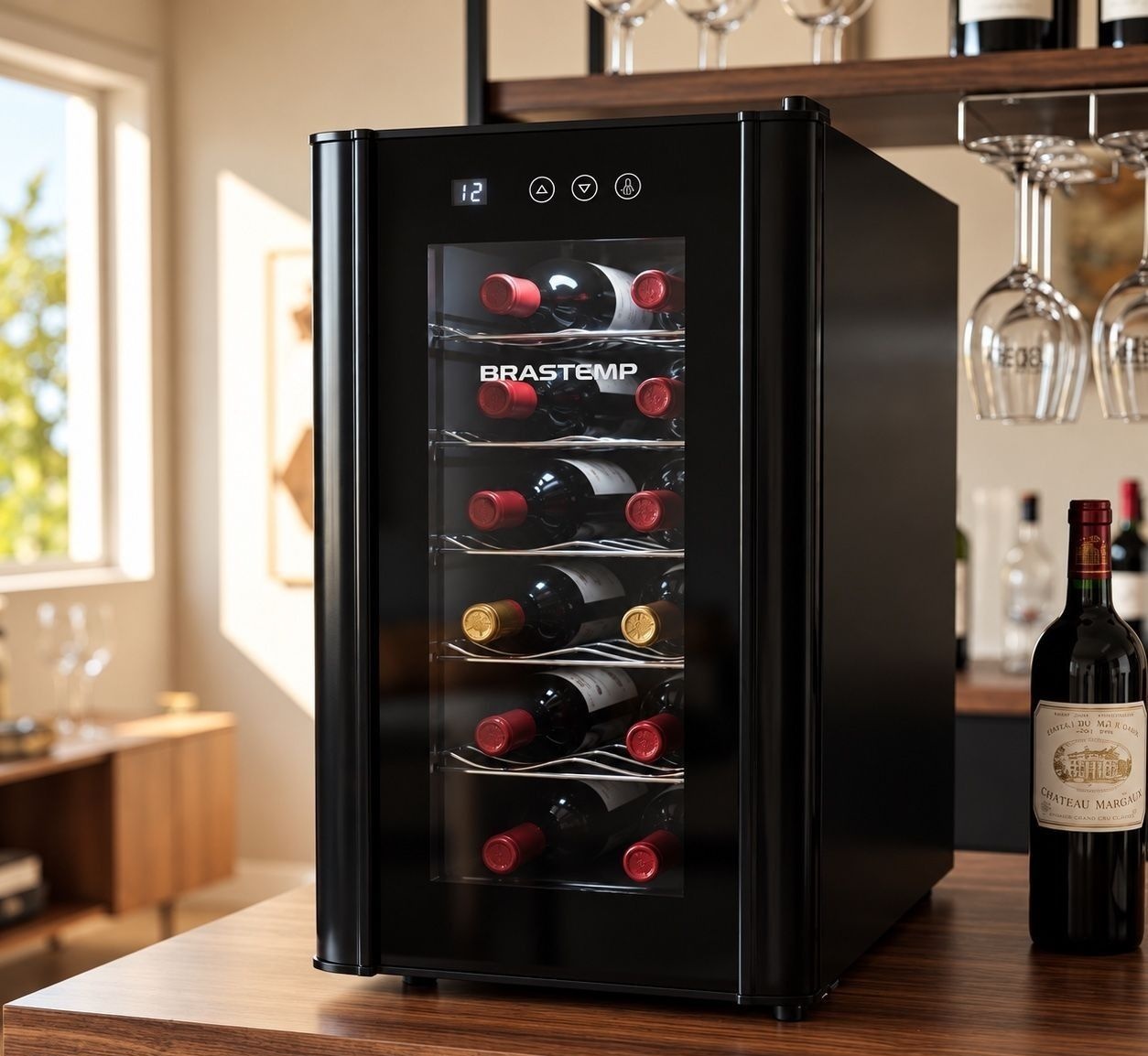 Adega de Vinhos Brastemp 12 Garrafas Painel Touch