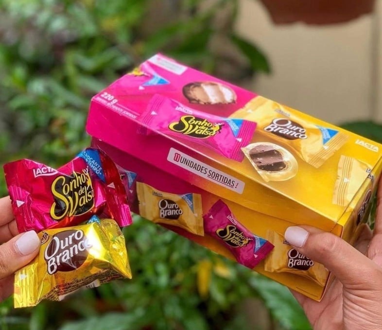 Caixa Sonho de Valsa e Ouro Branco Sortidos 220g