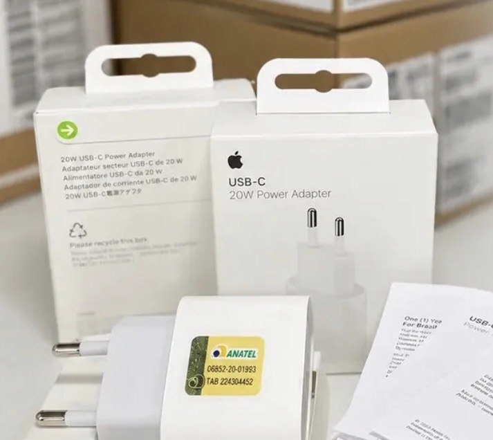 Carregador Apple iPhone Usb-c Power Adapter 20w