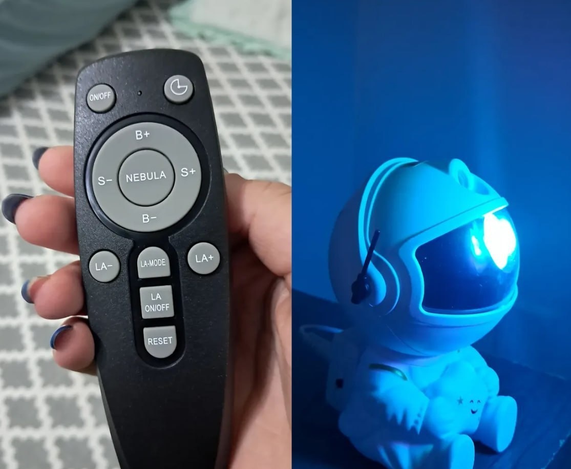 Mini Astronauta Projetor Galáxia