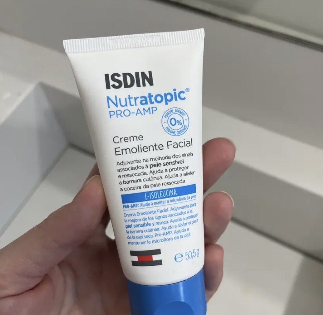 ISDIN Creme Facial para Pele Sensível Nutratopic Pro AMP 50,5g