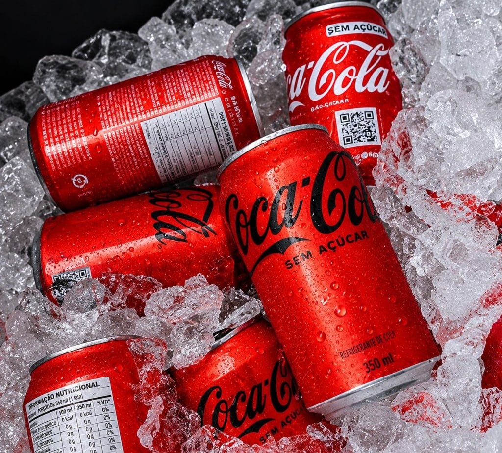 Pack 6 un. de Coca Cola Sem Açúcar 350ml