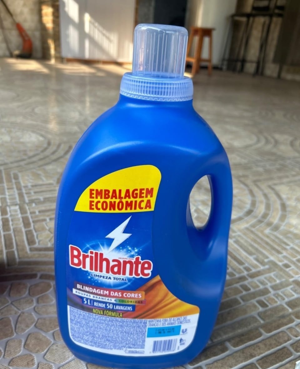 Sabão Líquido Brilhante Limpeza Total 5L