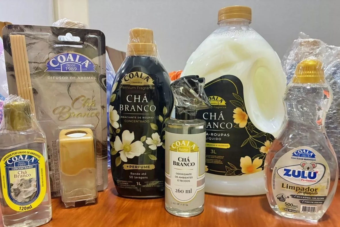 Kit Coala Laundry  Os Favoritos Chá Branco