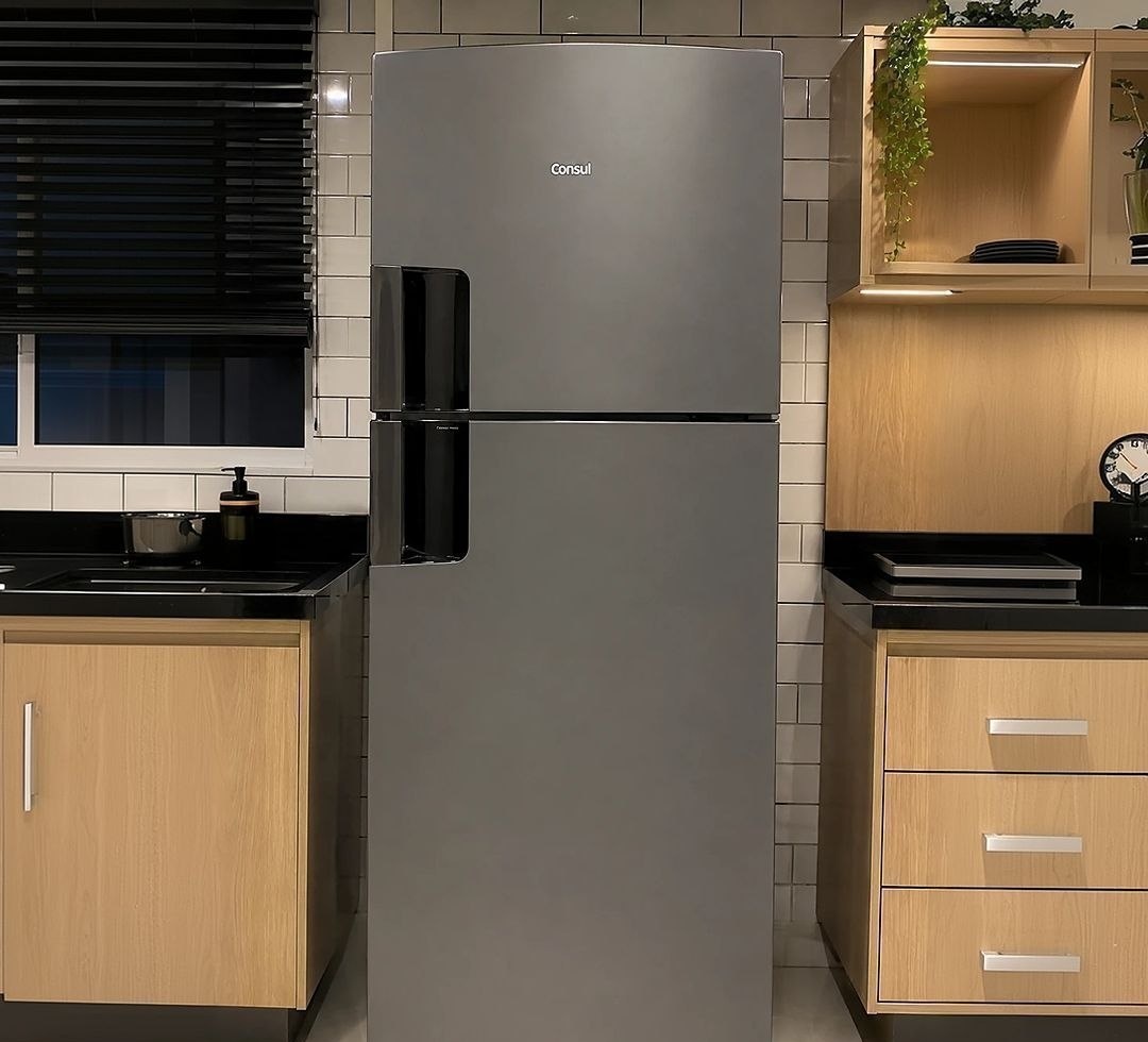 Geladeira Consul Frost Free Duplex Inox 412L CRM50MK