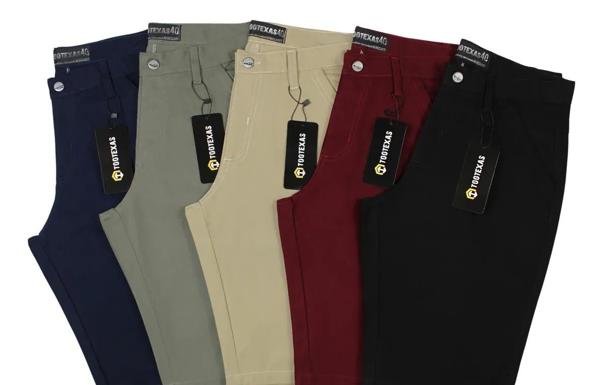 Kit 5 Bermuda Masculina Sarja Casual Revenda Atacado