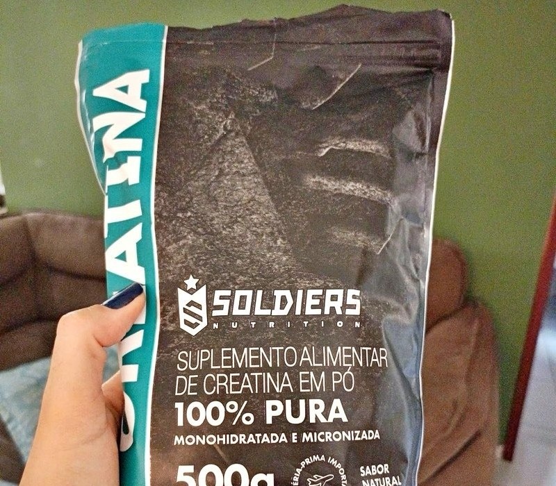 Creatina Monohidratada 500g Soldiers Nutrition 100 Pura