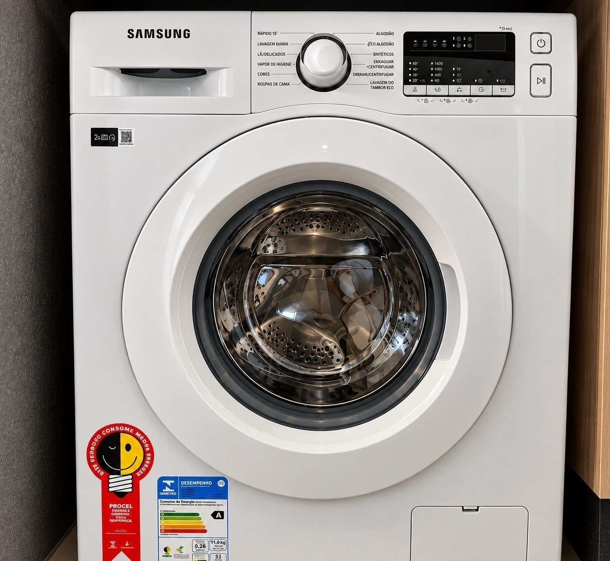 Lavadora Digital Inverter Samsung WW11T Branca 11kg
