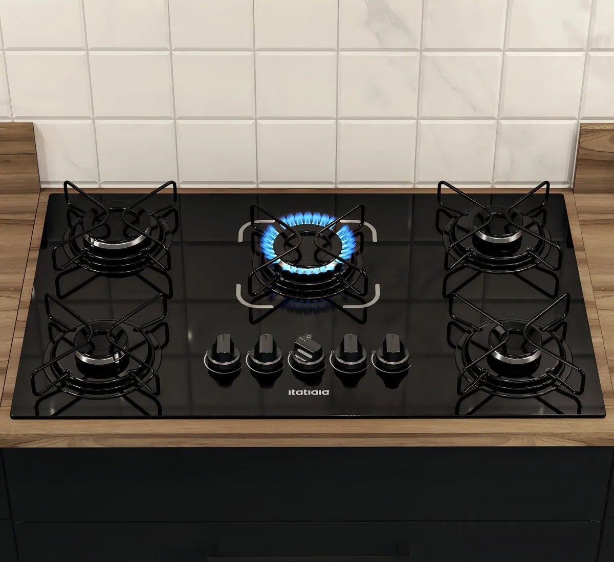 Cooktop Itatiaia Essencial 5 Bocas Preto