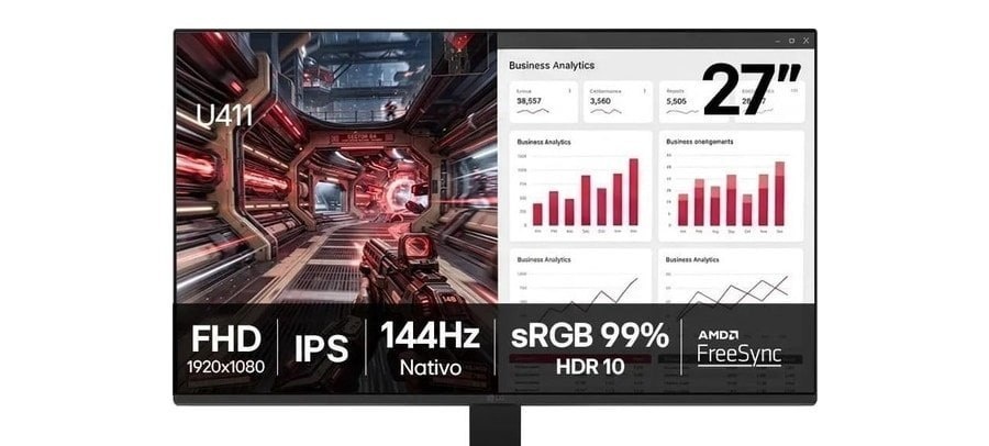 Monitor LG 27 IPS FHD 144Hz 1ms