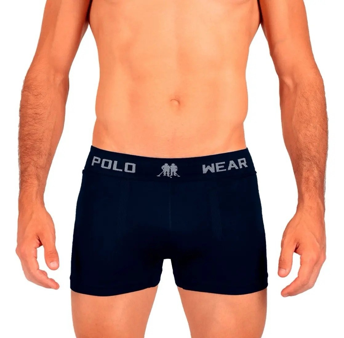Kit 6 Cuecas Boxer Polo Wear Microfibra Sem Costura variações de cores disponíveis