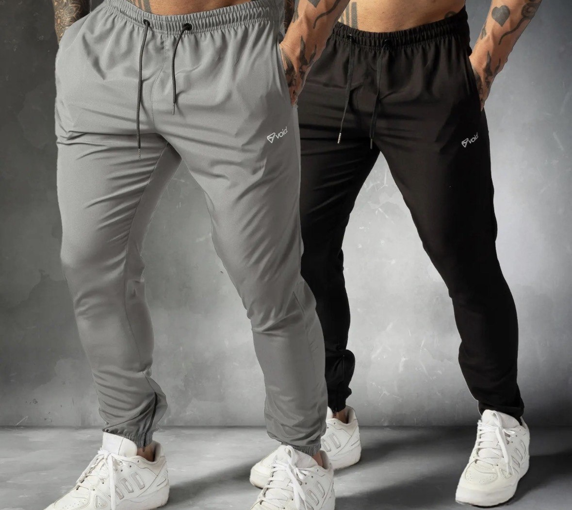 Kit 2 Calças Jogger Tactel Com Elastano Impulse