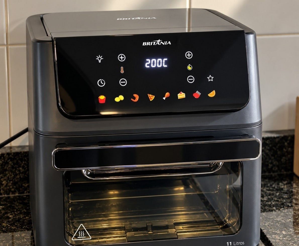 Air Fryer Oven Britânia 11L 8 Funções 1800W