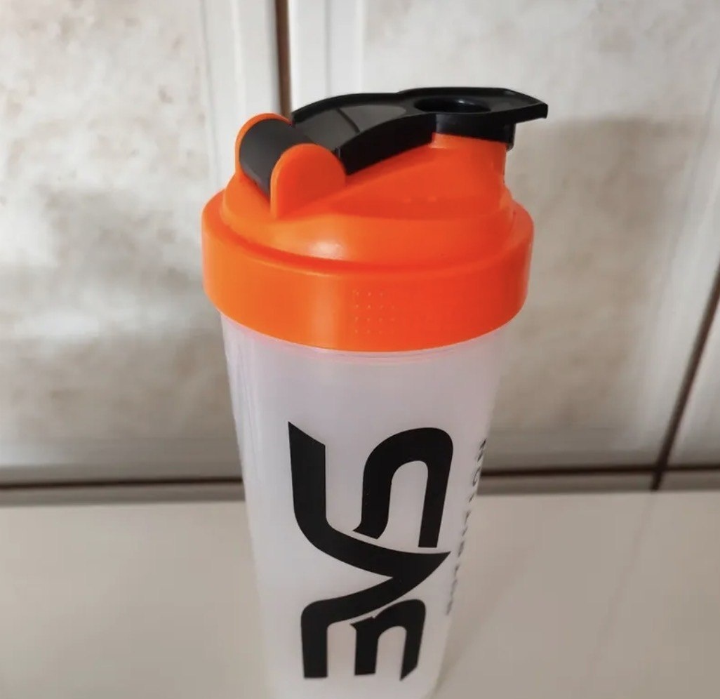 Coqueteleira  Shaker Branca - Academia 600ml - 3vs Nutrition