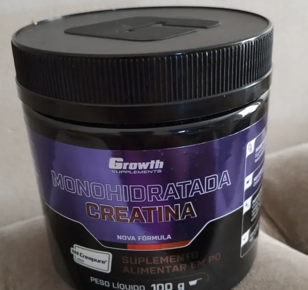 Creatina Em Pó 100g Creapure Growth Supplements