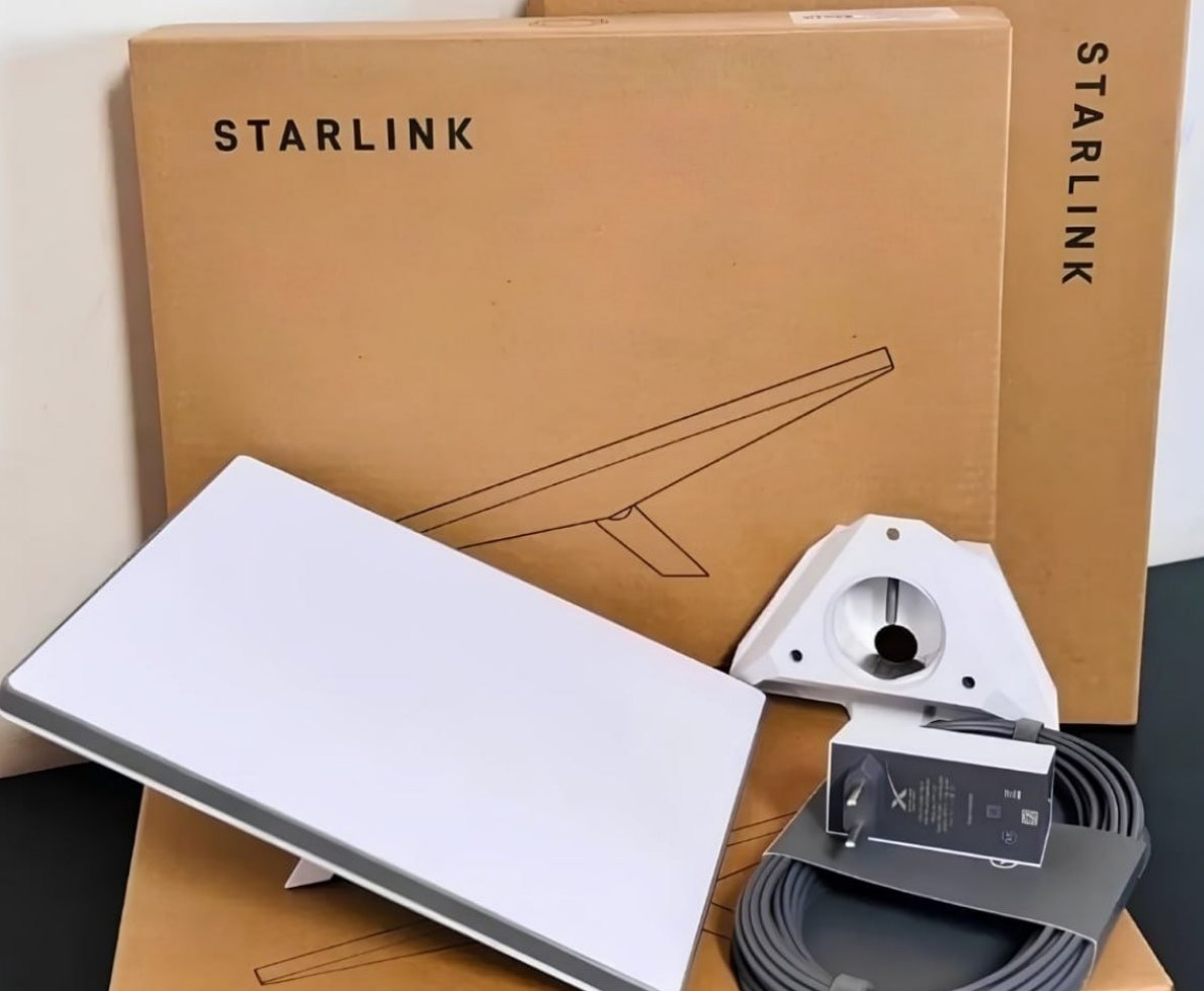 Antena de Internet via Satélite Starlink Mini