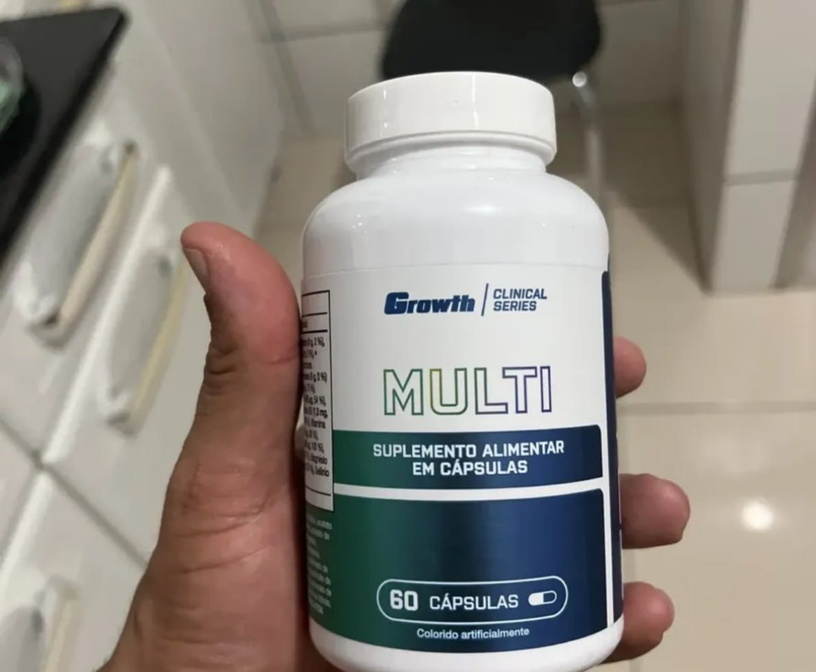 Multivitamínico 60 Cáps. Growth Supplements