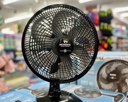 Ventilador de Mesa 30cm Super Power Mondial 60W VSP-30-B