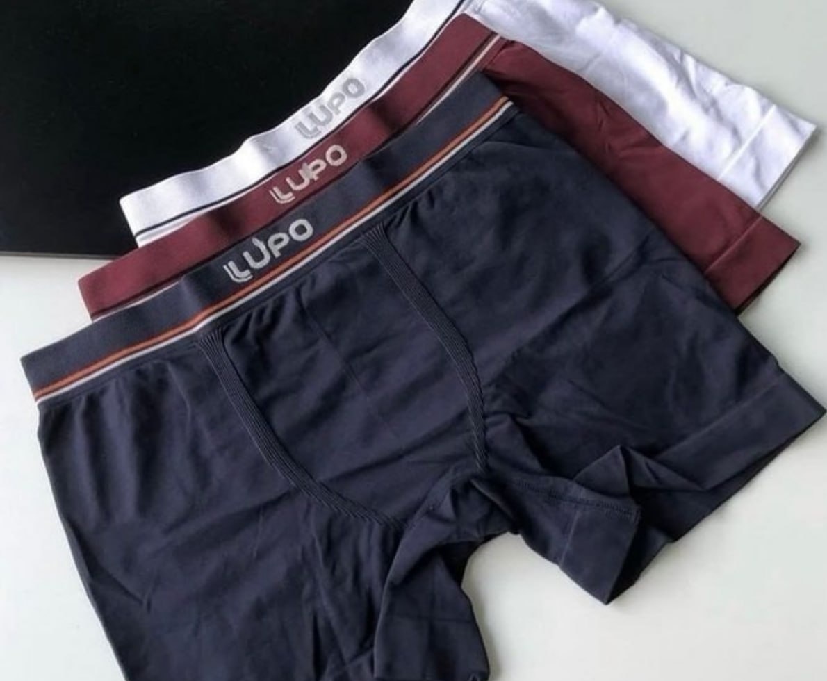 Kit 6 Cuecas Boxer Lupo Sem Costura