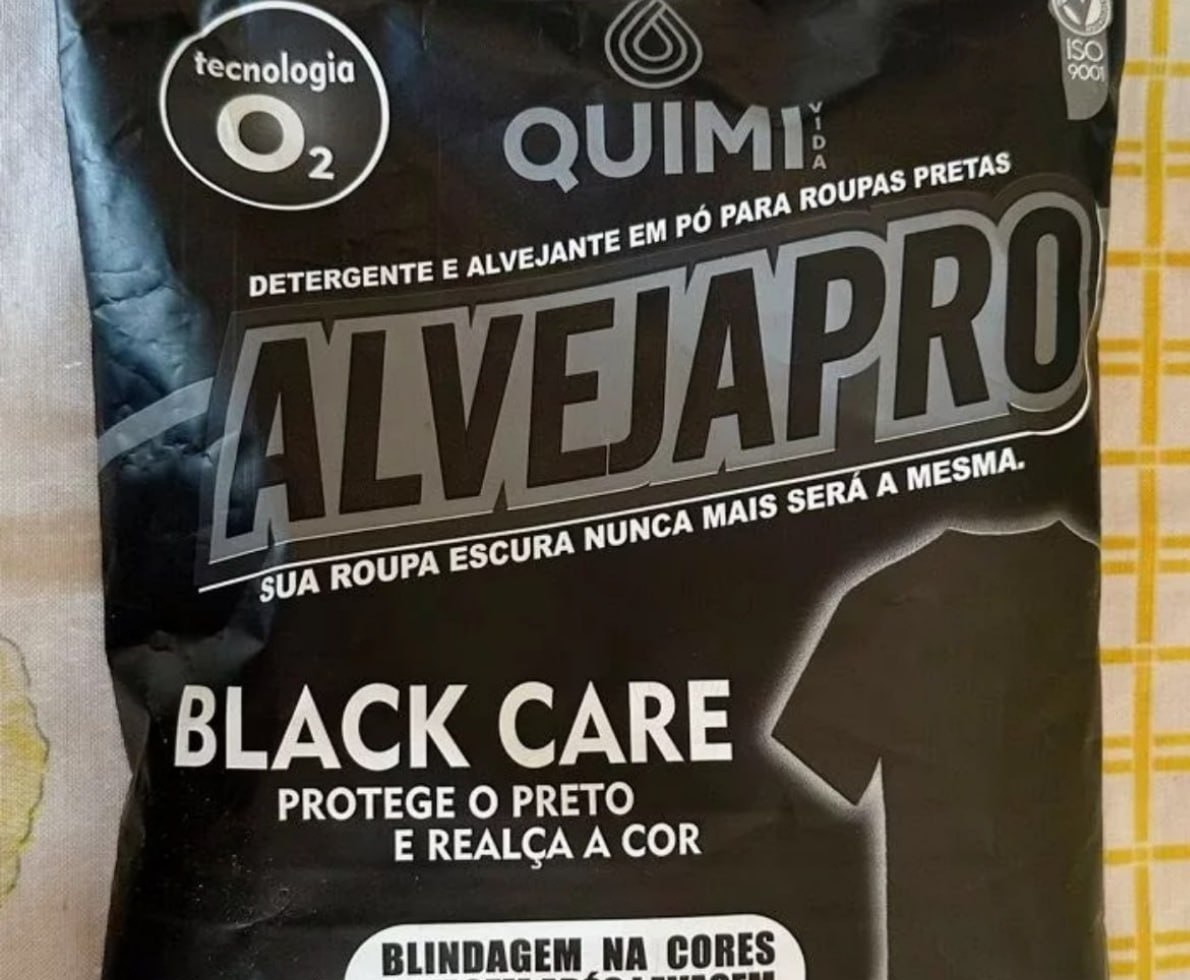 Detergente Roupa Preta 1kg AlvejaPro