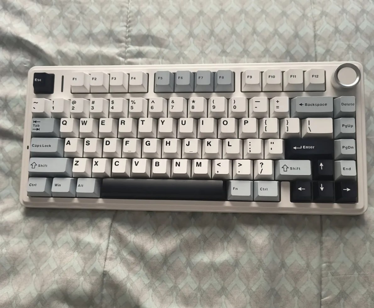 Teclado Mecânico Aula F75 Sem Fio com RGB