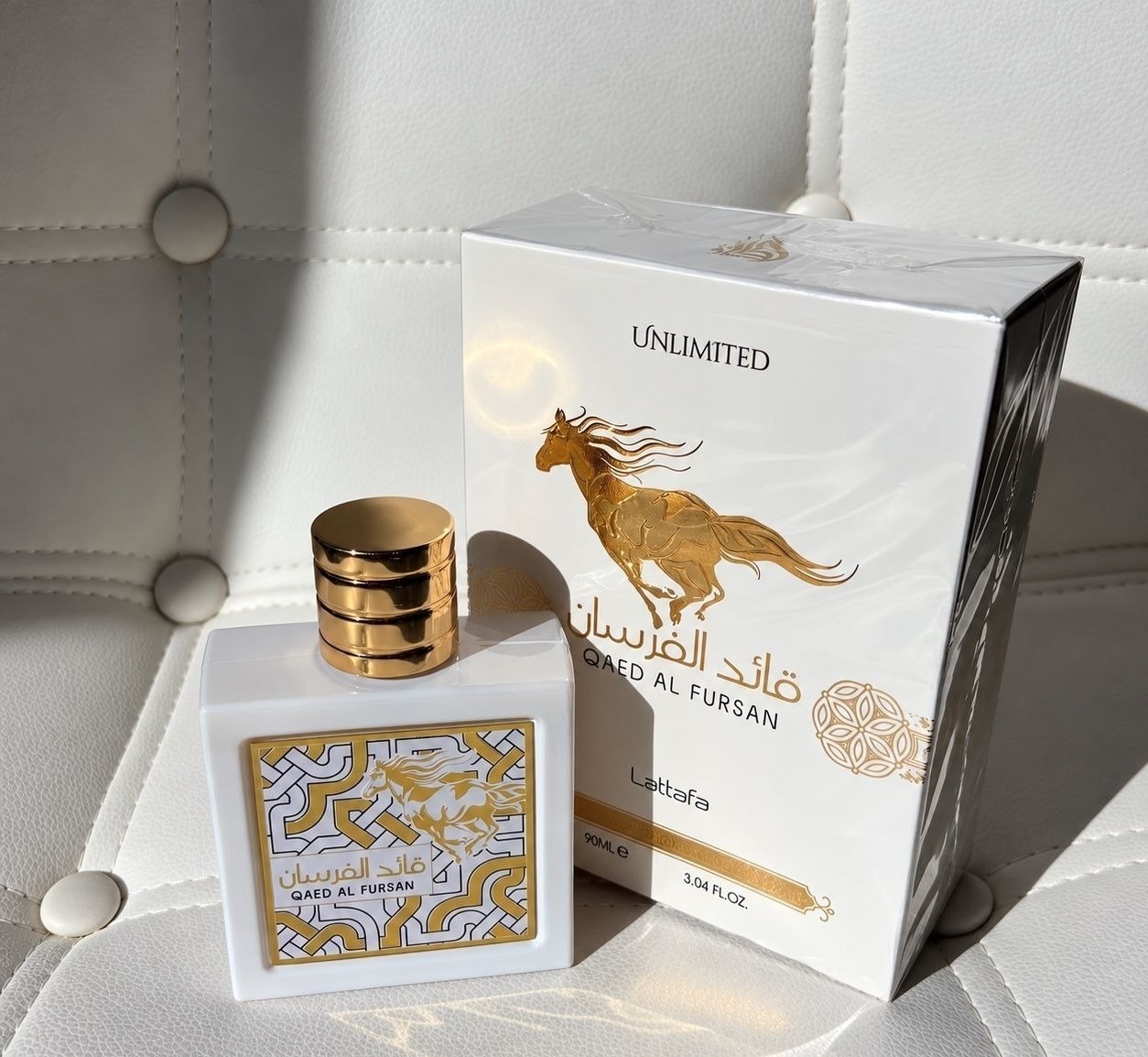 Perfume Árabe Lattafa Qaed Al Fursan Unlimited EDP 90ml