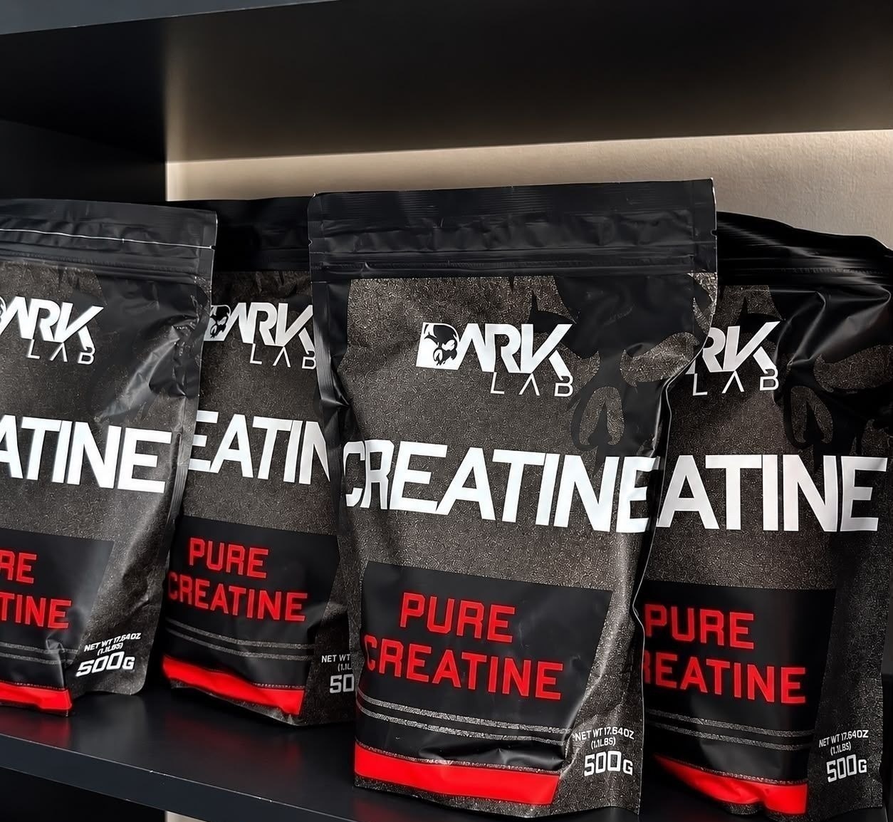 3x Creatina Monohidratada Pura 500g Dark Lab