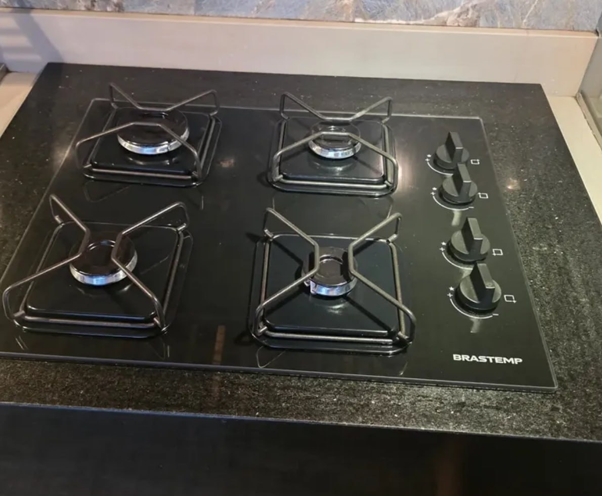 Cooktop Brastemp a Gás 4 Bocas