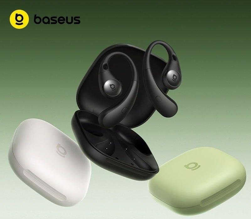 Fones De Ouvido Baseus Eli Sport 2 Open-ear Sem Fio Ip57