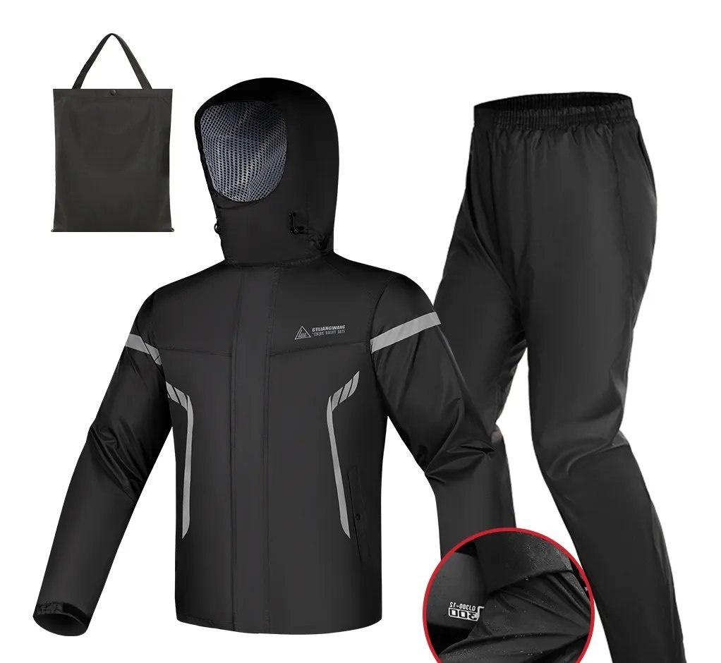 Kit Capa De Chuva Roupa Reforçada Conjunto