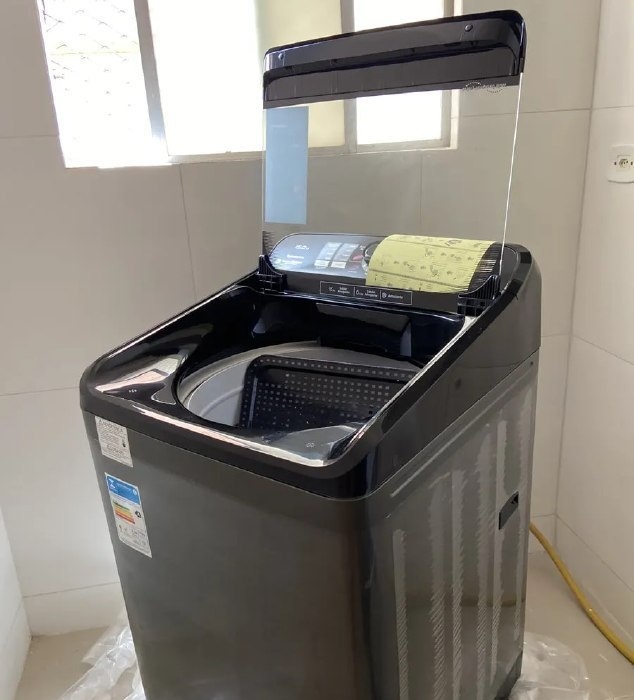 Máquina de Lavar Panasonic 15kg Titânio 127V