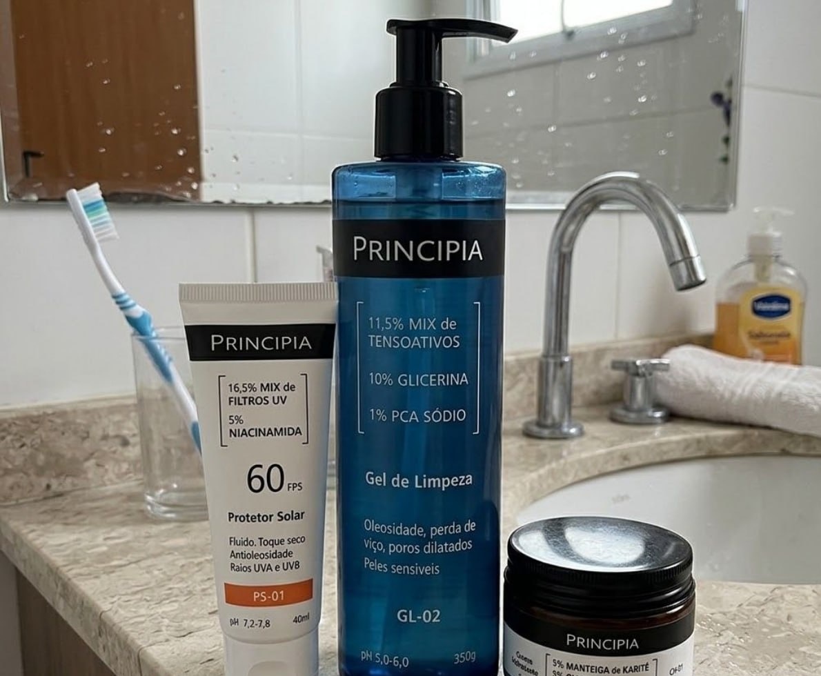 Kit Principia para Rotina de Skincare com Protetor Solar FPS 60