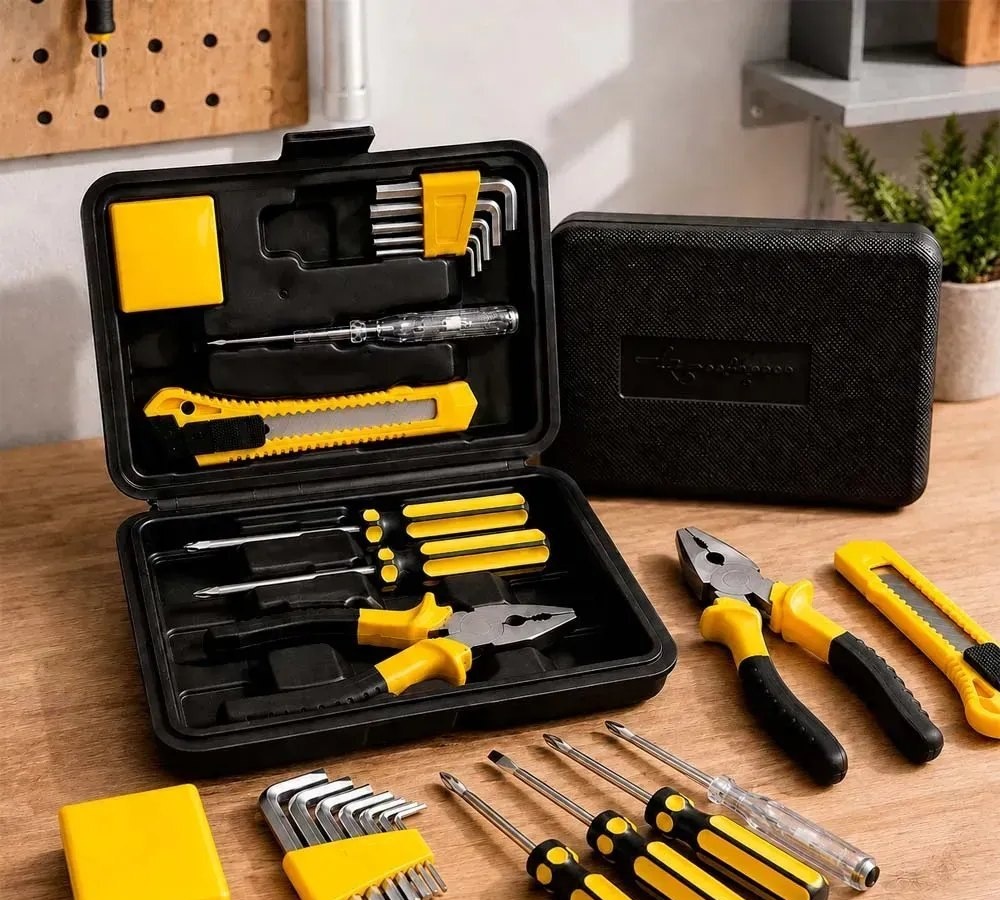 Kit Jogo de Ferramentas Aço Carbono Titanium 11 Peças