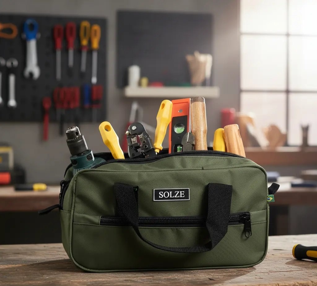 Bolsa Compacta Solze Resistente Para Ferramentas Pequena