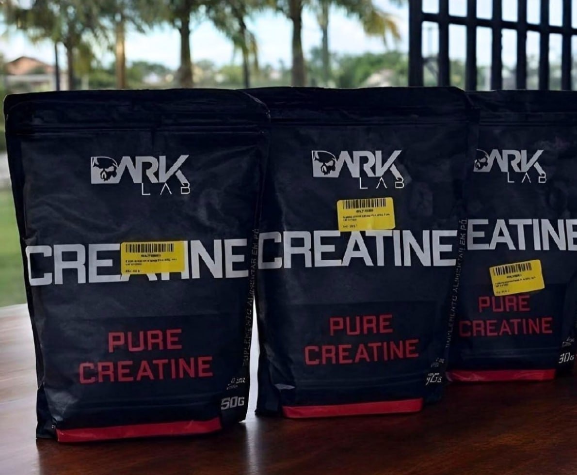 3x Creatina Monohidratada Pura 500g Dark Lab